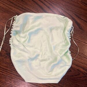 Zara sea Green Satin Top